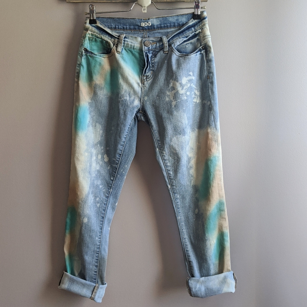 BDG Tie Dye Painters Jeans Size 27
